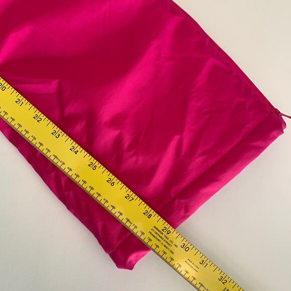 Lands End Snow Pants Girls 16 Hot Pink Waterproof Insulated Iron Knee Grow Along - Picture 13 of 15